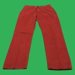 Gap Women's Dress Jeans (30 x 29) Rust 100% Cotton Back Button Pockets Excellent